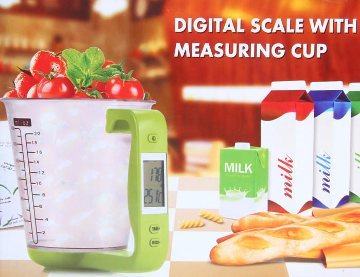 Digital Kitchen Food Scale and Measuring Cup