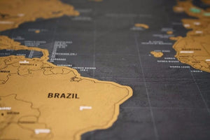 World Travel Scratch Map